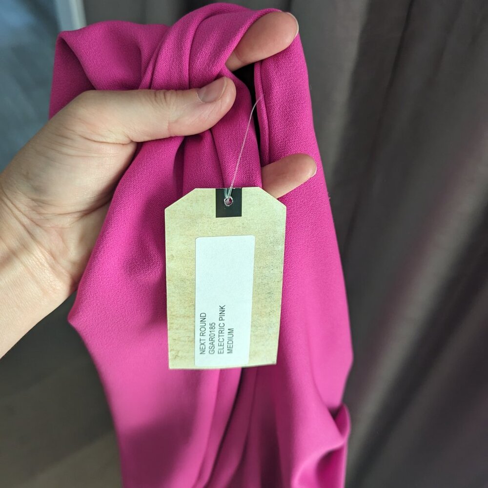 Katie May - Next Round Dress - Medium - Electric Pink - Picture 7 of 8
